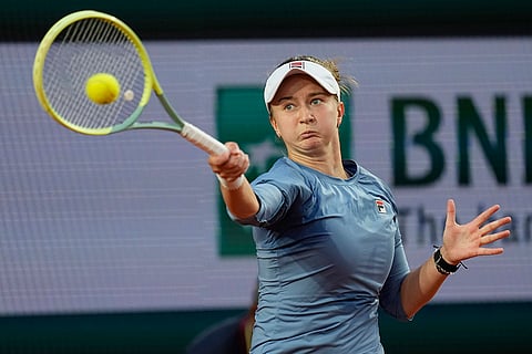 French open 2024 Day 1: Barbora Krejcikova plays against Viktorija Golubic